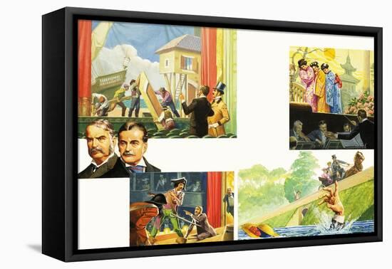 Gilbert and Sullivan-Severino Baraldi-Framed Stretched Canvas