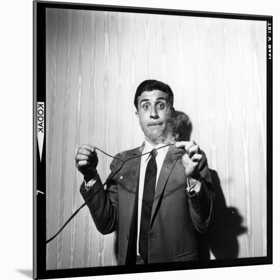 Gilbert Bécaud Playing-null-Mounted Photographic Print