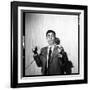 Gilbert Bécaud Playing-null-Framed Photographic Print