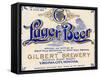 Gilbert Brewery Lager Beer-null-Framed Stretched Canvas