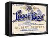 Gilbert Brewery Lager Beer-null-Framed Stretched Canvas