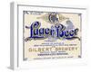 Gilbert Brewery Lager Beer-null-Framed Art Print