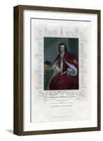 Gilbert Burnet, Scottish Theologian and Historian-H Robinson-Framed Giclee Print