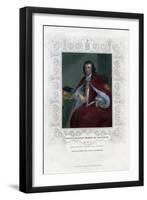 Gilbert Burnet, Scottish Theologian and Historian-H Robinson-Framed Giclee Print