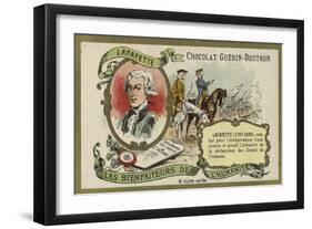 Gilbert Du Motier, Marquis De Lafayette, French Soldier-null-Framed Giclee Print