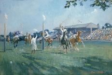 Polo at Hurlingham, the Westchester Cup, 1936-Gilbert Holiday-Giclee Print