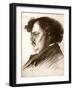 Gilbert Keith Chesterton, English Writer, 1909-Alfred Priest-Framed Giclee Print