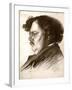 Gilbert Keith Chesterton, English Writer, 1909-Alfred Priest-Framed Giclee Print