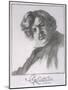 Gilbert Keith Chesterton Writer-null-Mounted Art Print