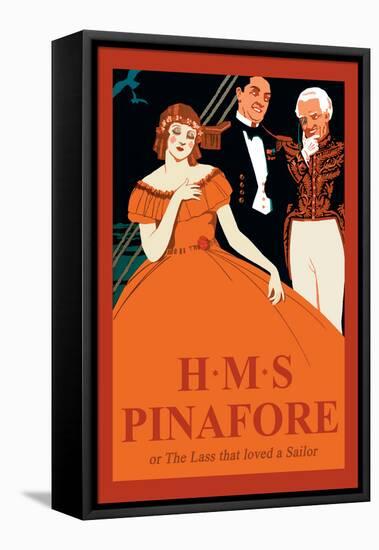 Gilbert & Sullivan: H.M.S. Pinafore, or The Lass That Loved A Sailor-null-Framed Stretched Canvas