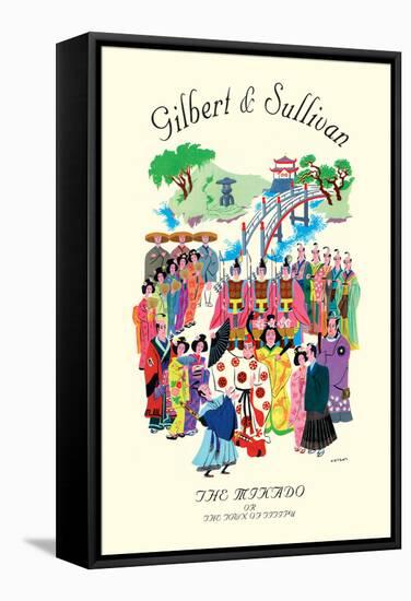 Gilbert & Sullivan: The Mikado, or The Town of Titipu-null-Framed Stretched Canvas