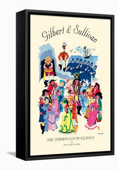 Gilbert & Sullivan: The Pirates of Penzance, or The Slave of Duty-null-Framed Stretched Canvas