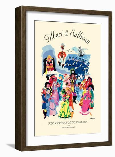 Gilbert & Sullivan: The Pirates of Penzance, or The Slave of Duty-null-Framed Art Print