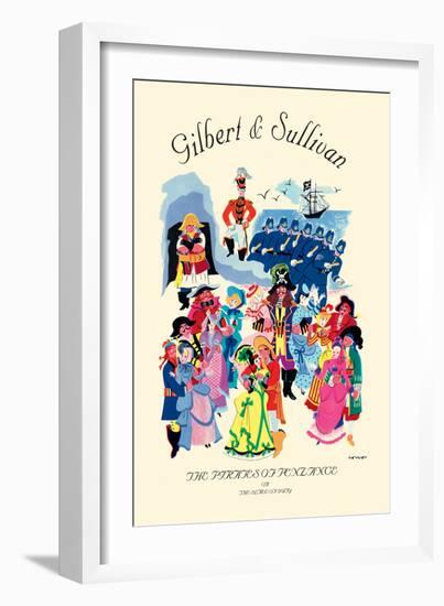 Gilbert & Sullivan: The Pirates of Penzance, or The Slave of Duty-null-Framed Art Print