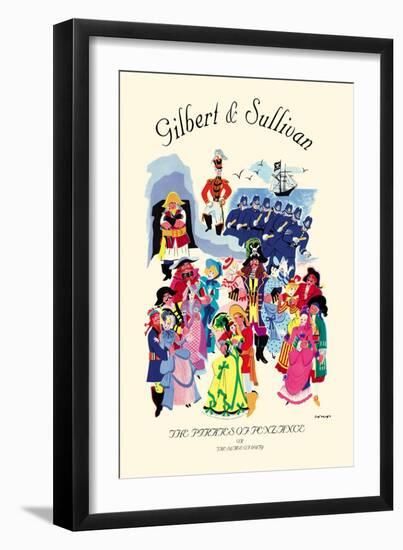 Gilbert & Sullivan: The Pirates of Penzance, or The Slave of Duty-null-Framed Art Print