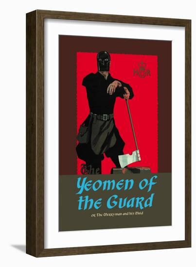 Gilbert & Sullivan: The Yeomen of the Guard (The Executioner)-Dudley Hardy-Framed Art Print