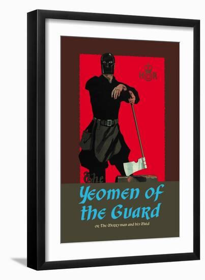 Gilbert & Sullivan: The Yeomen of the Guard (The Executioner)-Dudley Hardy-Framed Art Print