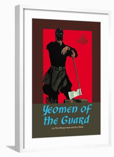 Gilbert & Sullivan: The Yeomen of the Guard (The Executioner)-Dudley Hardy-Framed Art Print