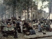 Les Halles, Paris 'Central Market', 1880-Gilbert Victor Gabriel-Giclee Print