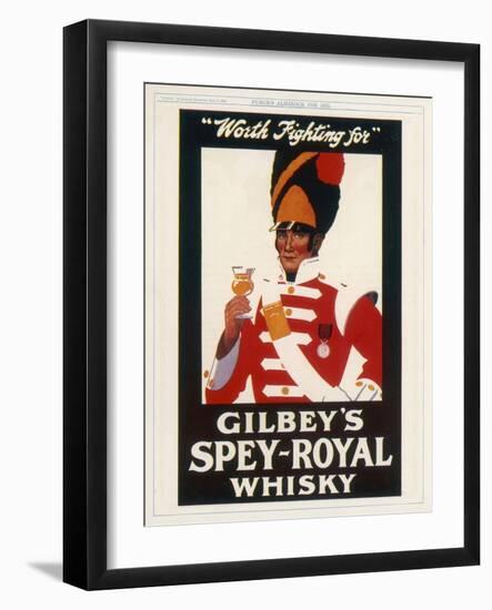 Gilbey's Spey-Royal Whisky, Worth Fighting For-null-Framed Photographic Print