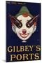 Gilbeys Ports Advertisement-null-Mounted Art Print