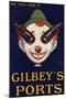 Gilbeys Ports Advertisement-null-Mounted Art Print