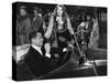 GILDA, 1946 directed by CHARLES VIDOR Rita Hayworth and Glenn Ford (b/w photo)-null-Stretched Canvas