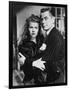 GILDA, 1946 directed by CHARLES VIDOR Rita Hayworth and Glenn Ford (b/w photo)-null-Framed Photo