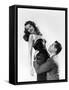 GILDA, 1946 directed by CHARLES VIDOR Rita Hayworth and Glenn Ford (b/w photo)-null-Framed Stretched Canvas