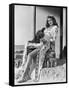 GILDA, 1946 directed by CHARLES VIDOR Rita Hayworth (b/w photo)-null-Framed Stretched Canvas