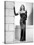 GILDA, 1946 directed by CHARLES VIDOR Rita Hayworth (b/w photo)-null-Stretched Canvas