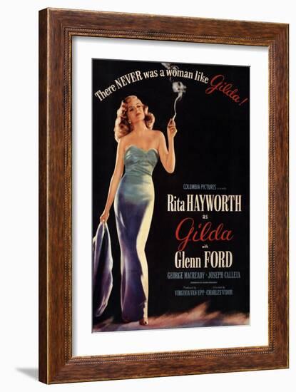 Gilda, 1946, Directed by Charles Vidor-null-Framed Giclee Print