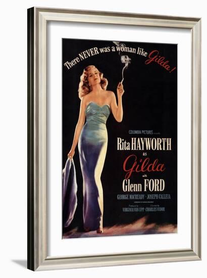 Gilda, 1946, Directed by Charles Vidor-null-Framed Giclee Print