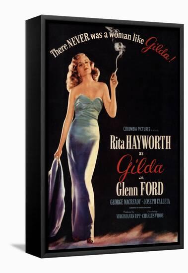 Gilda, 1946, Directed by Charles Vidor-null-Framed Stretched Canvas