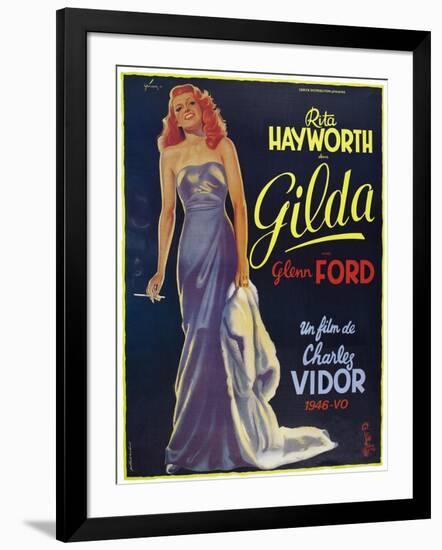 Gilda, 1946, Directed by Charles Vidor-null-Framed Giclee Print