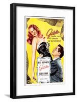 Gilda, Argentine Poster Art, Rita Hayworth, Glenn Ford, 1946-null-Framed Art Print