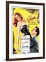 Gilda, Argentine Poster Art, Rita Hayworth, Glenn Ford, 1946-null-Framed Art Print