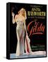 Gilda, Belgian Poster, Rita Hayworth, 1946-null-Framed Stretched Canvas