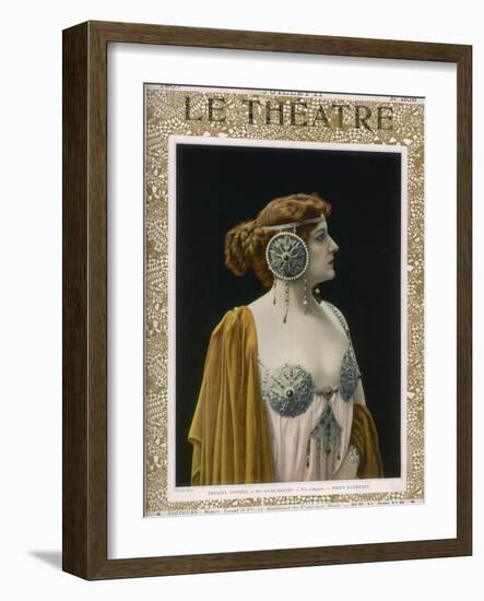 Gilda Darthy as Aspasia-null-Framed Art Print