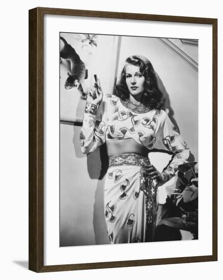 Gilda, Rita Hayworth, 1946-null-Framed Photographic Print