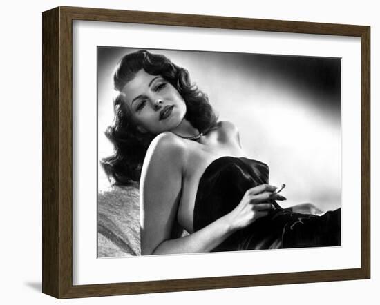 Gilda, Rita Hayworth, 1946-null-Framed Photo