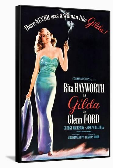 Gilda, Rita Hayworth, 1946-null-Framed Stretched Canvas