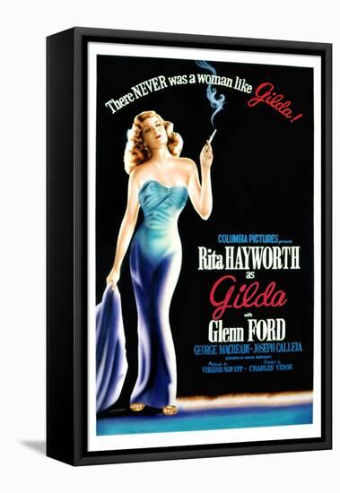 Gilda, Rita Hayworth, 1946-null-Framed Stretched Canvas