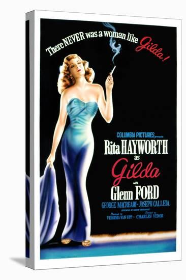 Gilda, Rita Hayworth, 1946-null-Stretched Canvas