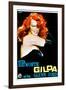 Gilda, Rita Hayworth, Italian Poster Art, 1946-null-Framed Art Print