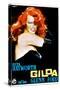 Gilda, Rita Hayworth, Italian Poster Art, 1946-null-Stretched Canvas