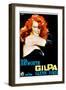 Gilda, Rita Hayworth, Italian Poster Art, 1946-null-Framed Art Print
