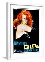 Gilda, Rita Hayworth, Italian Poster Art, 1946-null-Framed Art Print