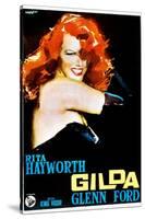 Gilda, Rita Hayworth, Italian Poster Art, 1946-null-Stretched Canvas