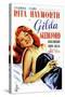 Gilda, Rita Hayworth, Spanish Poster Art, 1946-null-Stretched Canvas